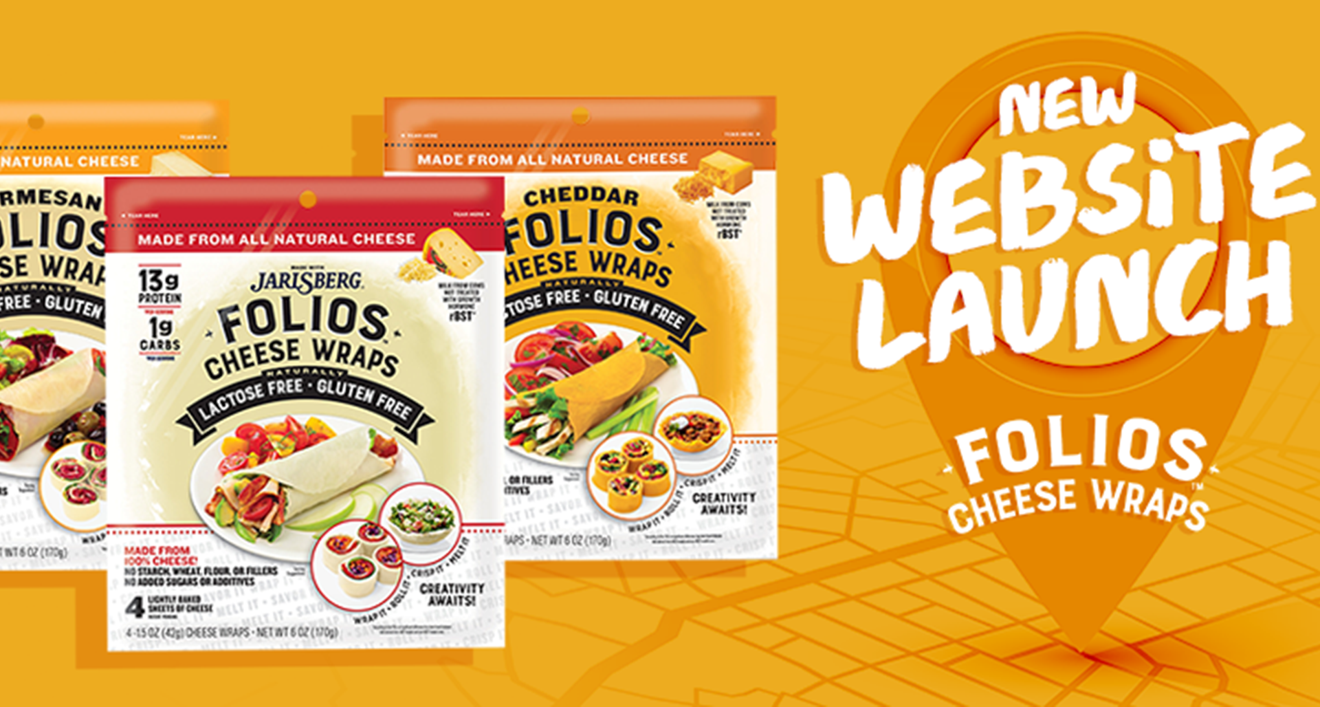 Folios™ Cheese Wraps Launches a New Website with a Major New Feature