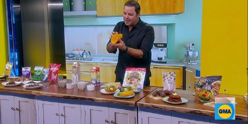 Chef George Duran Demonstrates the Folios Cheese Wraps on Good Morning America